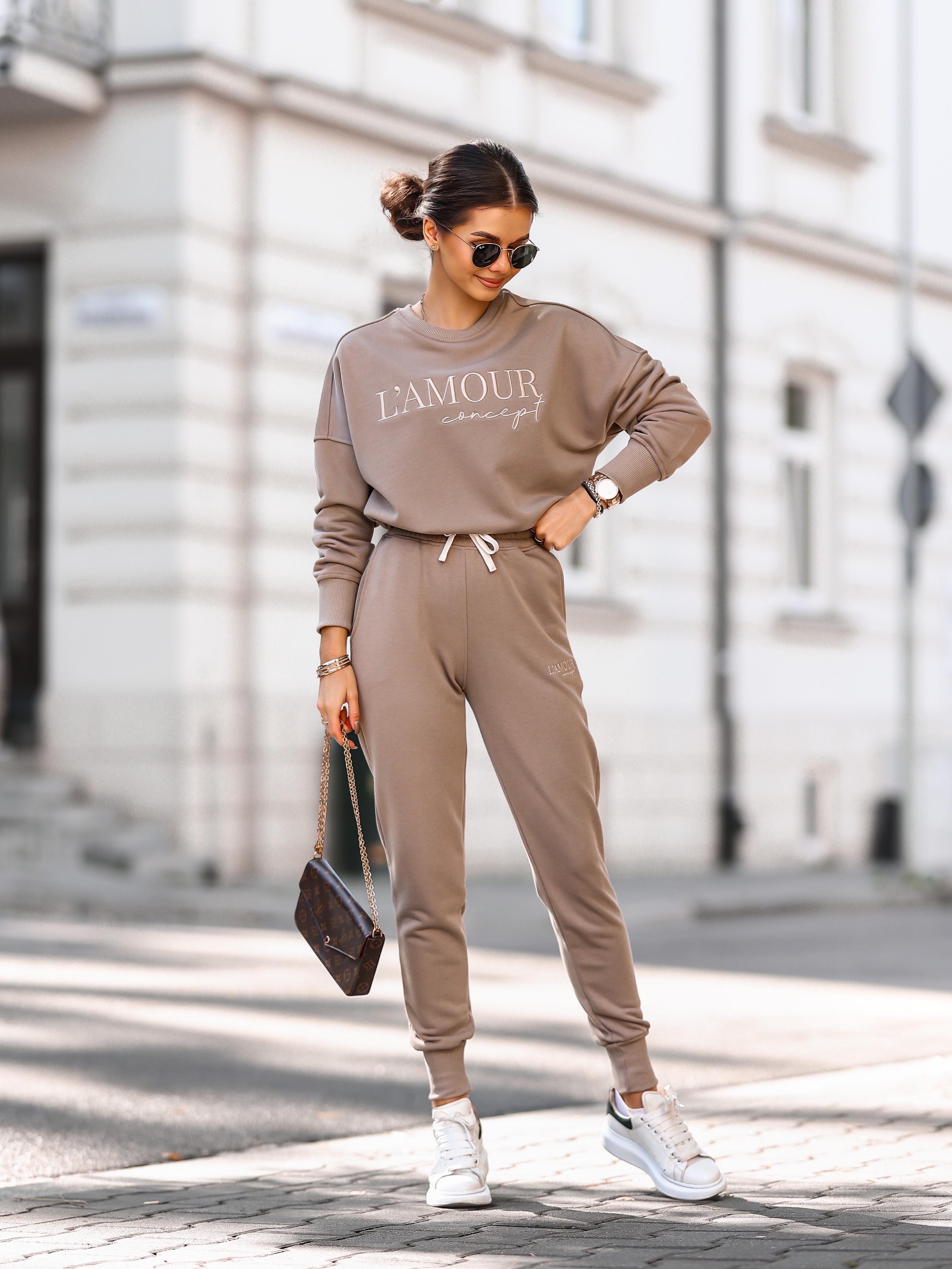Komplet dresowy Milan fango - Rozmiar: XS