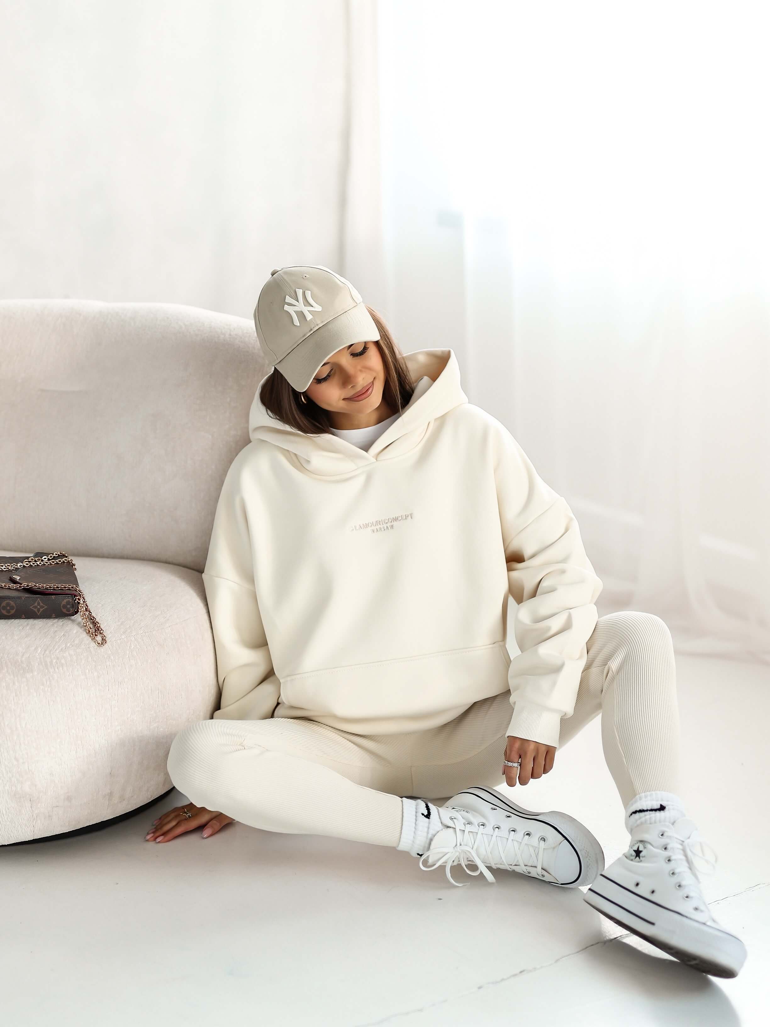 Komplet z leginsami Casual cream