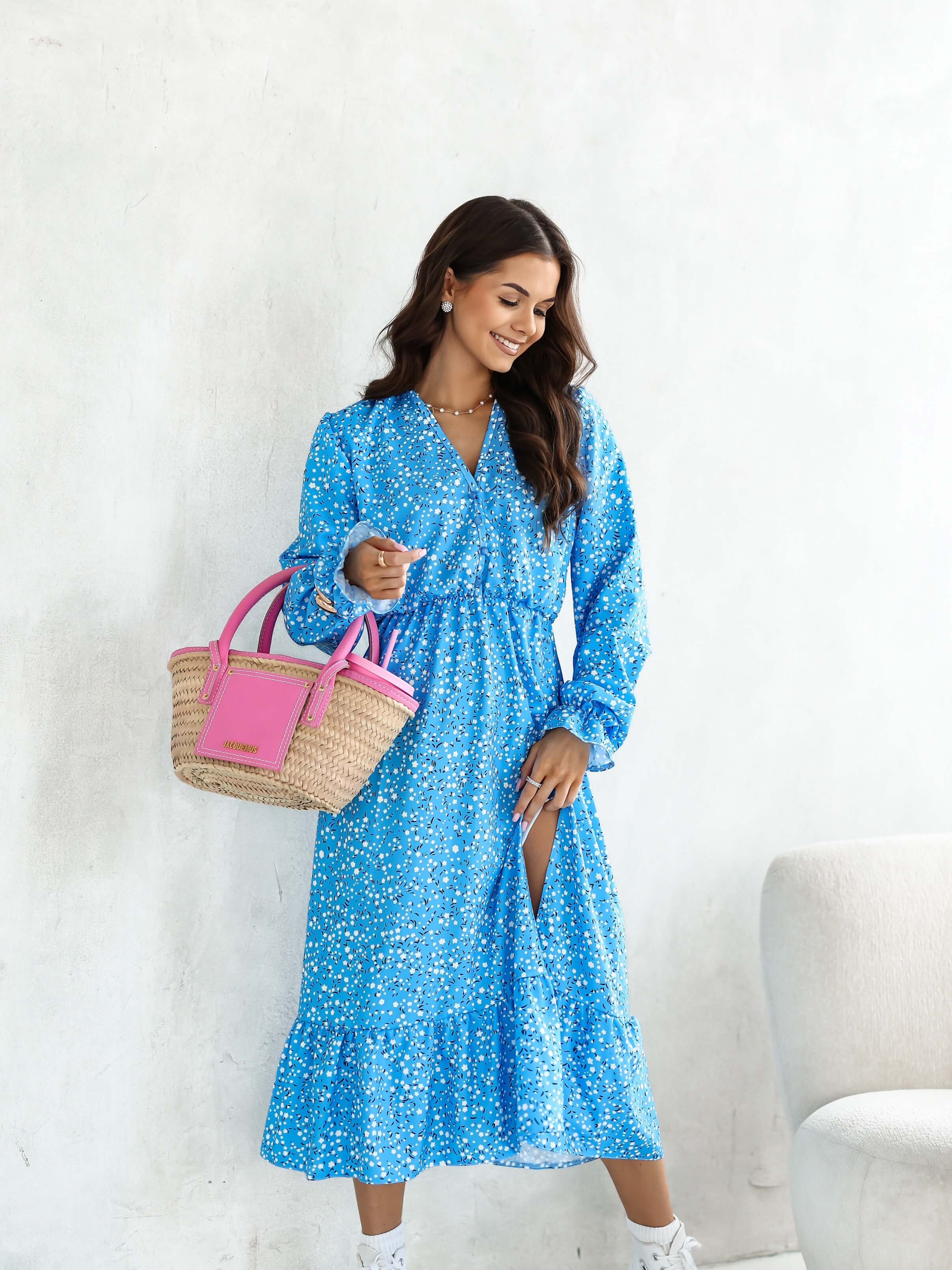 Sukienka Hannah baby blue - Rozmiar: S