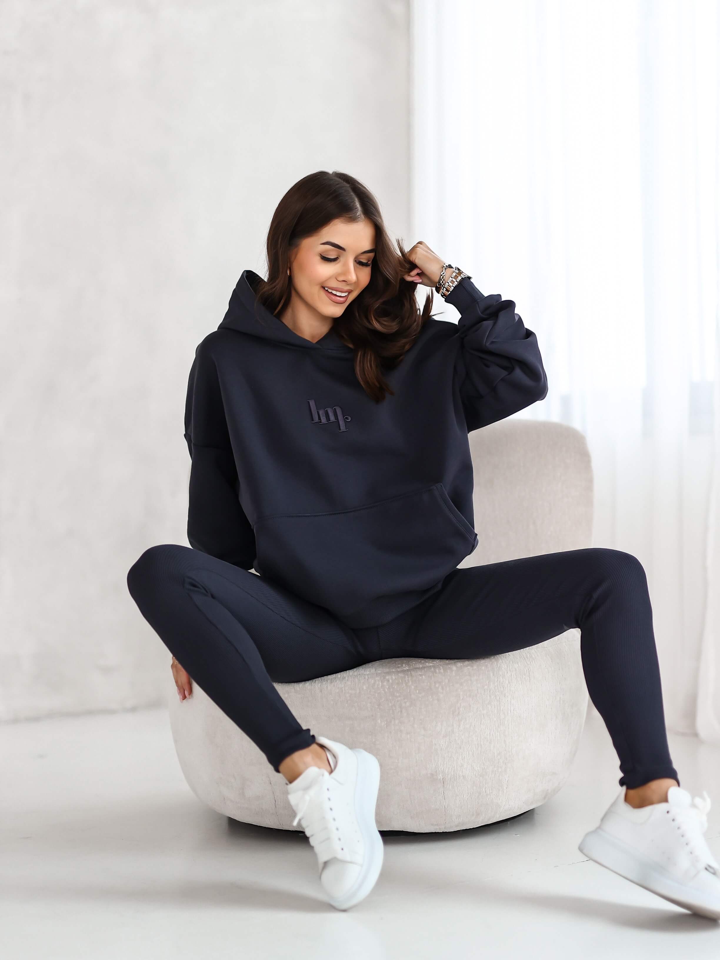 Bluza dresowa Give it away grafit - Rozmiar: XS